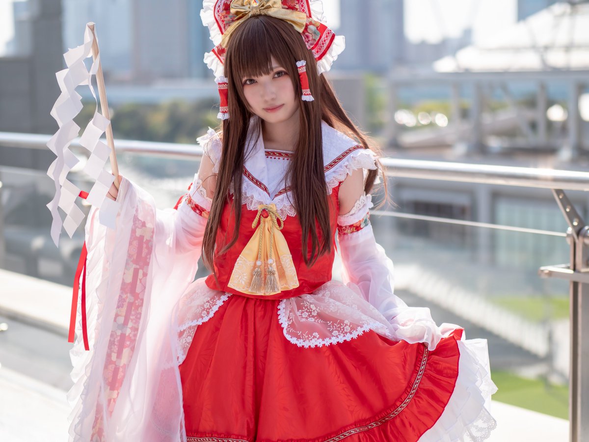 超熱 東方Project 博麗霊夢 青 コスプレ衣装 ecousarecycling.com