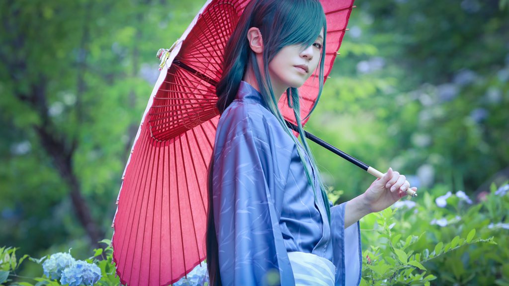 ♡ 刀剣乱舞 にっかり青江 軽装 浴衣 コスプレ 衣装 高品質 ♡-