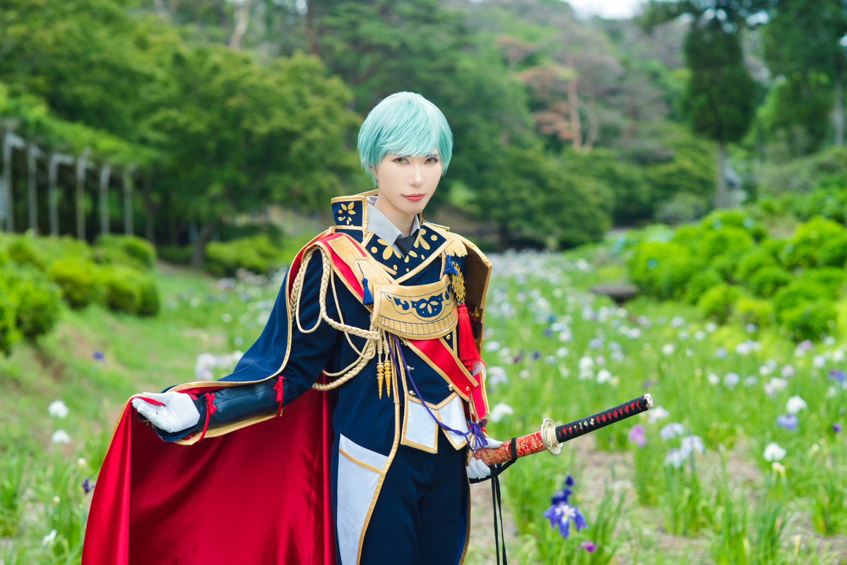 刀剣乱舞】一期一振 フルセット【ウィッグ・靴・刀付き】 - コスプレ