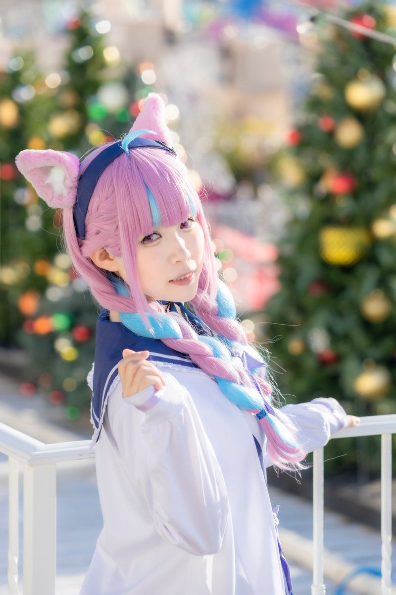 HOLOLIVE 湊 あくあ コスプレ ウィッグ シリーズ - コスプレ