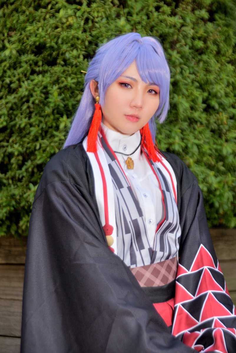 にじさんじ 弦月藤士郎 げんづきとうしろう ウィッグ コスプレ - コスプレ